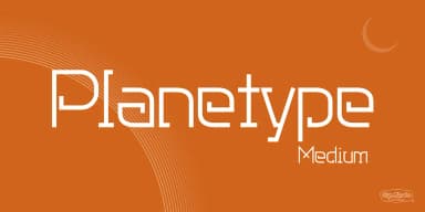 Planetype by CozyFonts Foundry — Display Font — thumbnail 5