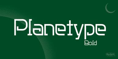 Planetype by CozyFonts Foundry — Display Font — thumbnail 7