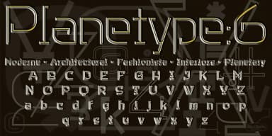 Planetype by CozyFonts Foundry — Display Font — thumbnail 9