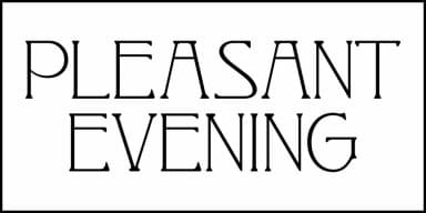 PLEASANT EVENING JNL by Jeff Levine Fonts — Decorative Font — thumbnail 2