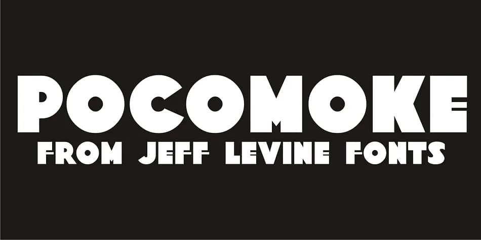 POCOMOKE JNL by Jeff Levine Fonts — Decorative Font
