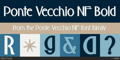 Ponte Vecchio NF by Nick's Fonts — Decorative Font — thumbnail 2