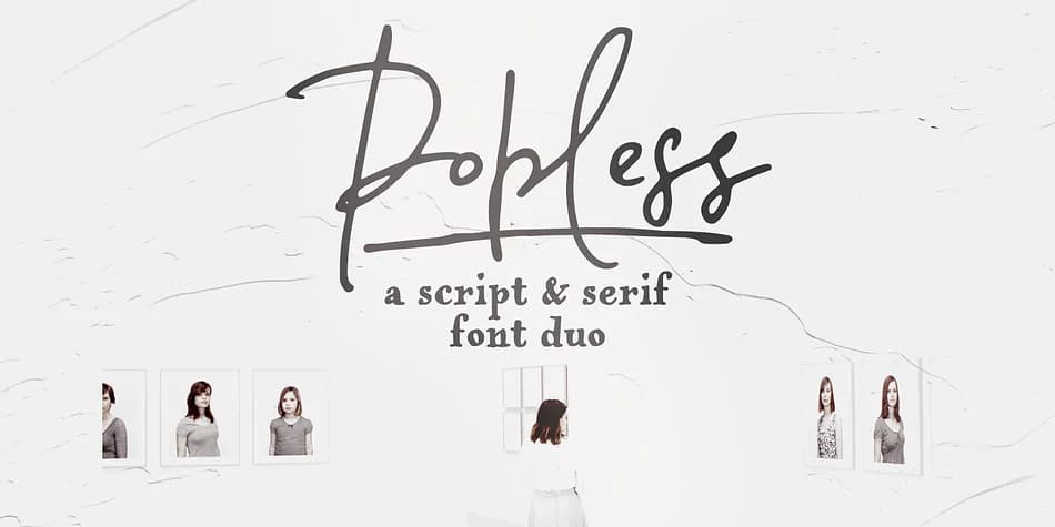 Popless by Ana's Fonts — Dingbats Font