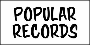 POPULAR RECORDS JNL by Jeff Levine Fonts — Display Font — thumbnail 2