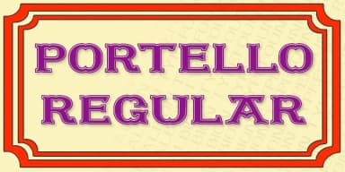 PORTELLO by Greater Albion Typefounders — Decorative Font — thumbnail 2