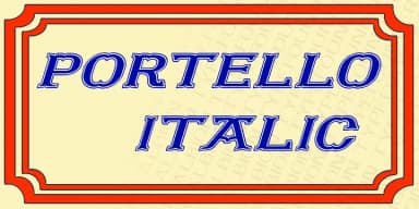 PORTELLO by Greater Albion Typefounders — Decorative Font — thumbnail 3