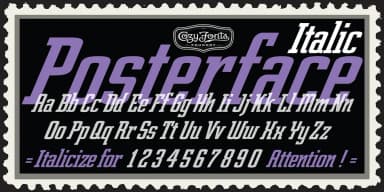 Posterface by CozyFonts Foundry — Display Font — thumbnail 5