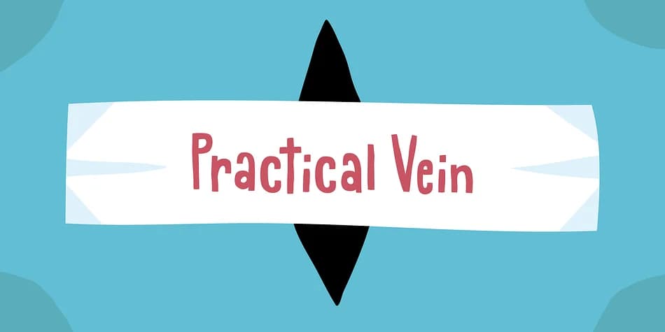 Practical Vein by Bogstav — Decorative Font — preview 1