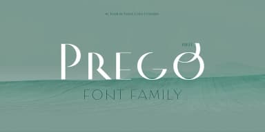 Prego by Tour de Force Font Foundry — Decorative Font — thumbnail 1