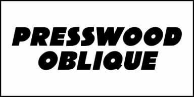 PRESSWOOD JNL by Jeff Levine Fonts — Decorative Font — thumbnail 4