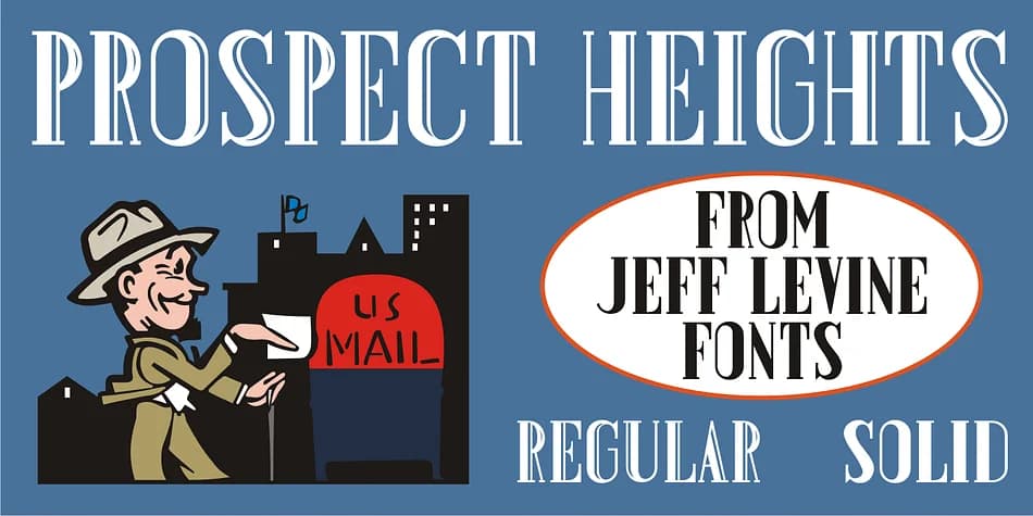 PROSPECT HEIGHTS JNL by Jeff Levine Fonts — Decorative Font