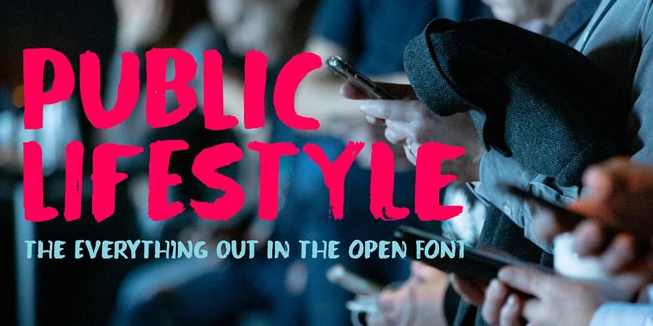 Public Lifestyle by Kitchen Table Type Foundry — Display Font