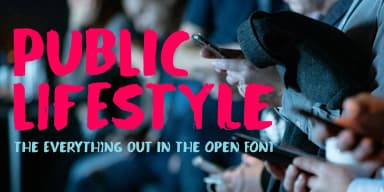 Public Lifestyle by Kitchen Table Type Foundry — Display Font — thumbnail 1