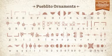 Pueblito by Corradine Fonts — Dingbats Font — thumbnail 6