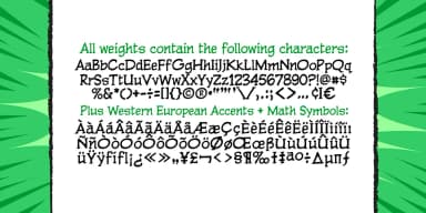 Pulp Fiction by Comicraft — Decorative Font — thumbnail 3