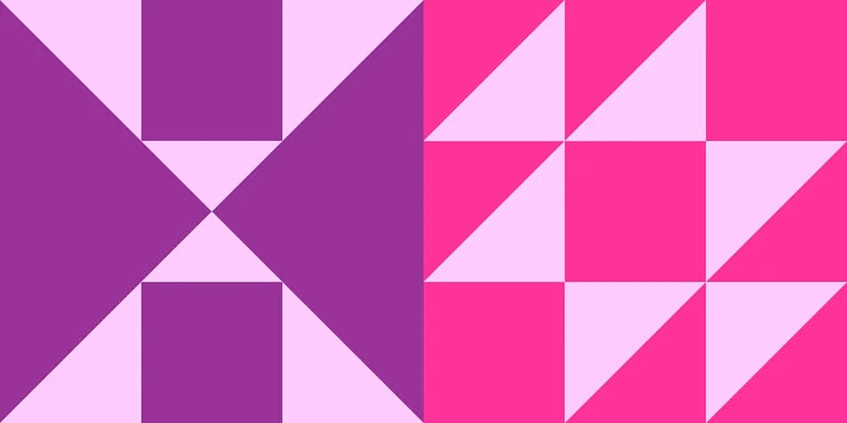 Quilt Patterns by Gerald Gallo Fonts — Dingbats Font