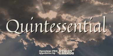 Quintessential Pro by Stiggy & Sands — Script Handwritten Font — thumbnail 1