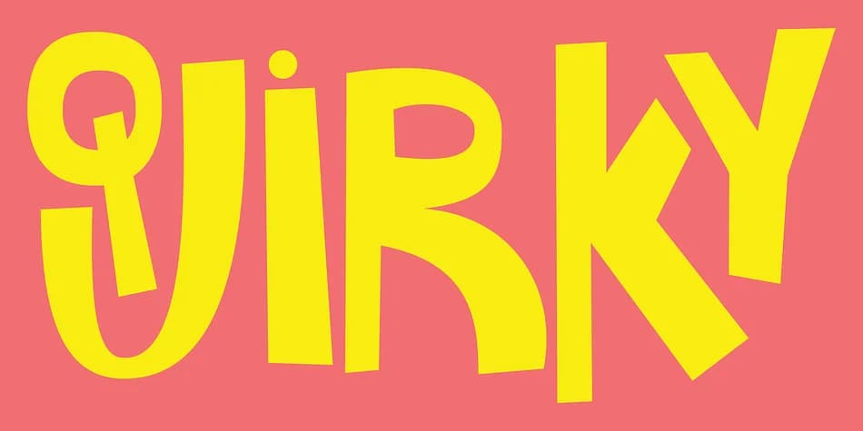 Quirky by Pizzadude.dk — Decorative Font — preview 1