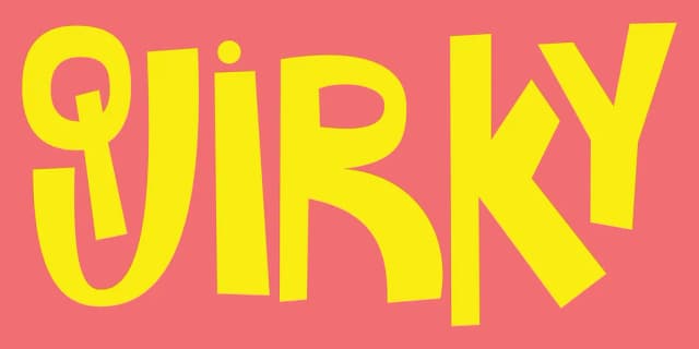 Quirky by Pizzadude.dk — Decorative Font