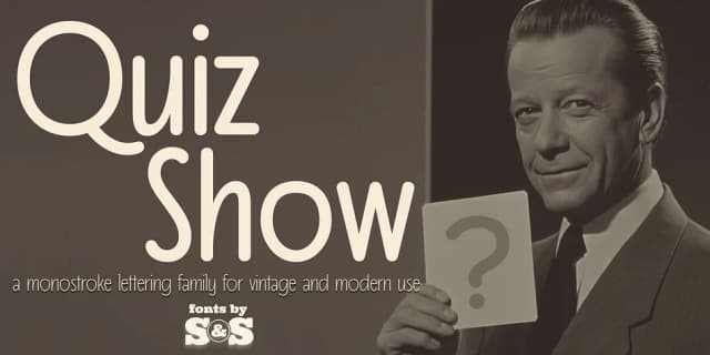 Quiz Show by Stiggy & Sands — Decorative Font