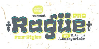 Rague Pro by Rodrigo Typo — Display Font — thumbnail 2