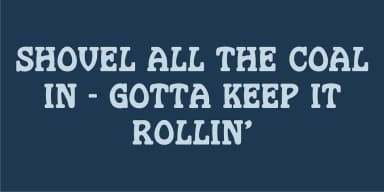 RAIL BUM JNL by Jeff Levine Fonts — Decorative Font — thumbnail 3