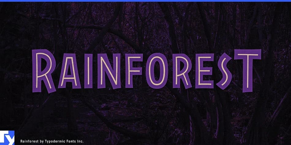 Rainforest by Typodermic Fonts Inc. — Decorative Font — preview 1