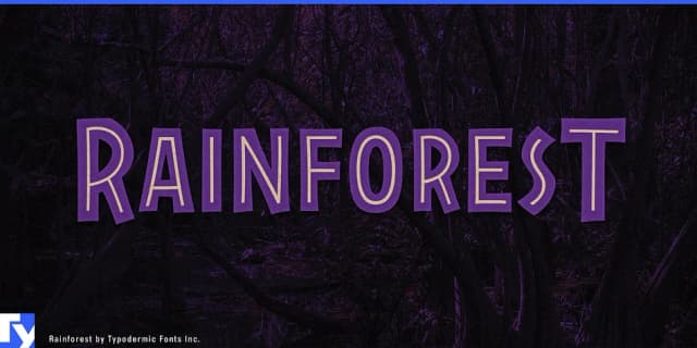 Rainforest by Typodermic Fonts Inc. — Decorative Font
