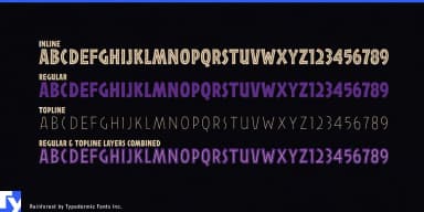 Rainforest by Typodermic Fonts Inc. — Decorative Font — thumbnail 4