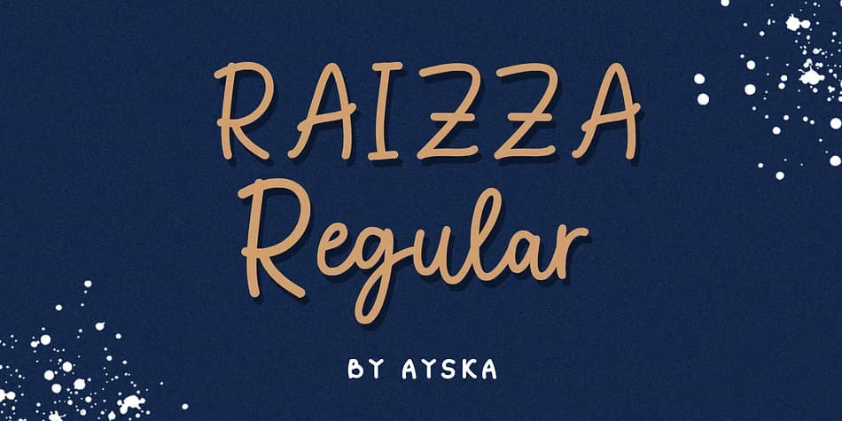 Raizza by Ayska — Script Handwritten Font