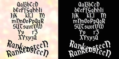 Rankensteen by Ingrimayne Type — Blackletter Font — thumbnail 2