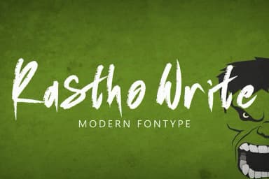 Rastho Write by Ayska — Script Handwritten Font — thumbnail 1