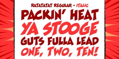 RATATATAT by Comicraft — Decorative Font — thumbnail 2
