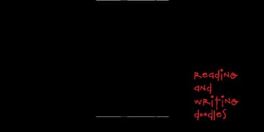 Reading and Writing Doodles by Outside the Line — Dingbats Font — thumbnail 3