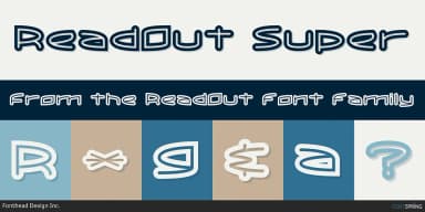 ReadOut by Fonthead Design — Display Font — thumbnail 2