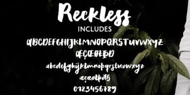 Reckless by Ana's Fonts — Script Handwritten Font — thumbnail 2