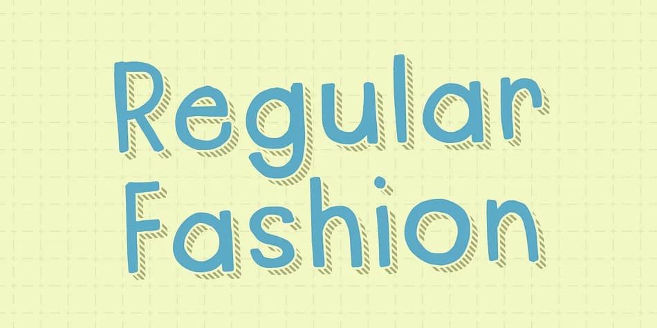 Regular Fashion by Pizzadude.dk — Decorative Font