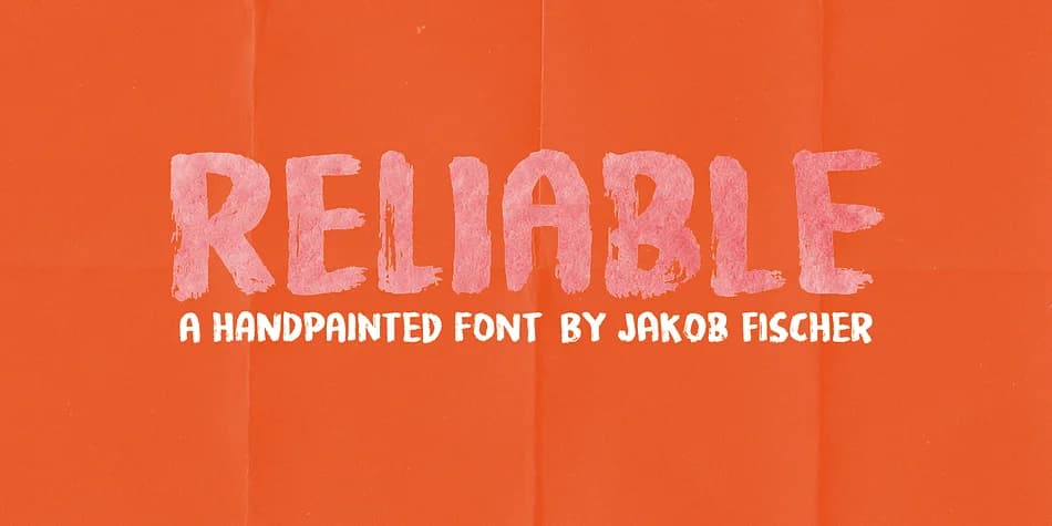 RELIABLE by Pizzadude.dk — Display Font