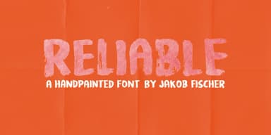 RELIABLE by Pizzadude.dk — Display Font — thumbnail 1