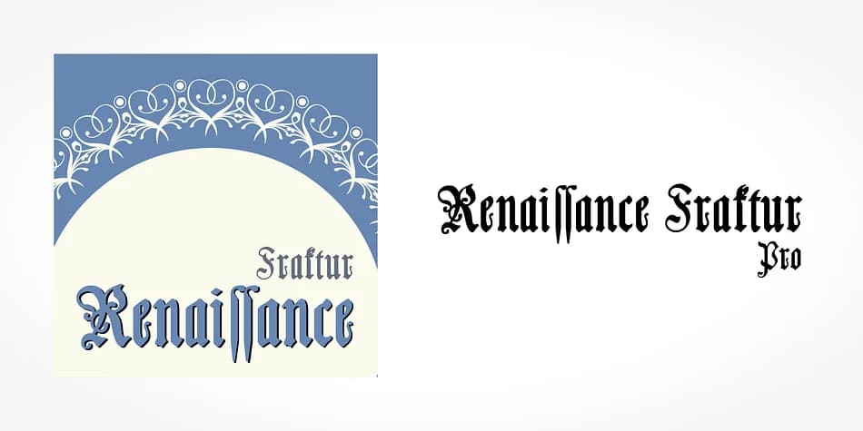 Renaissance Fraktur Pro by SoftMaker — Blackletter Font