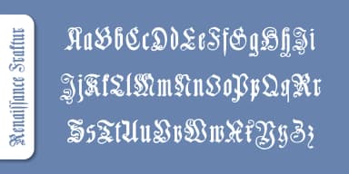 Renaissance Fraktur Pro by SoftMaker — Blackletter Font — thumbnail 2