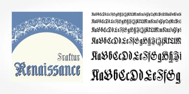 Renaissance Fraktur Pro by SoftMaker — Blackletter Font — thumbnail 5