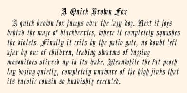 RensGazet by Ingrimayne Type — Blackletter Font — thumbnail 7