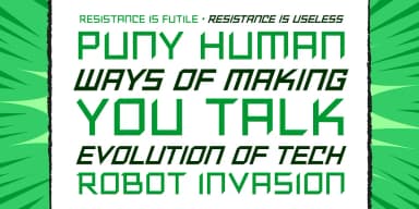 RESISTANCE IS FUTILE by Comicraft — Decorative Font — thumbnail 2