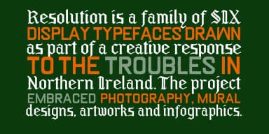RESOLUTION by Barnbrook Fonts — Blackletter Font — thumbnail 2