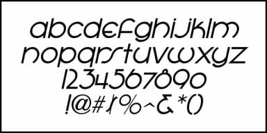 retail establishment jnl by Jeff Levine Fonts — Decorative Font — thumbnail 5