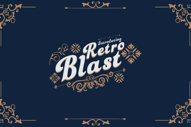 Retro Blast by Dipto Design — Script Handwritten Font