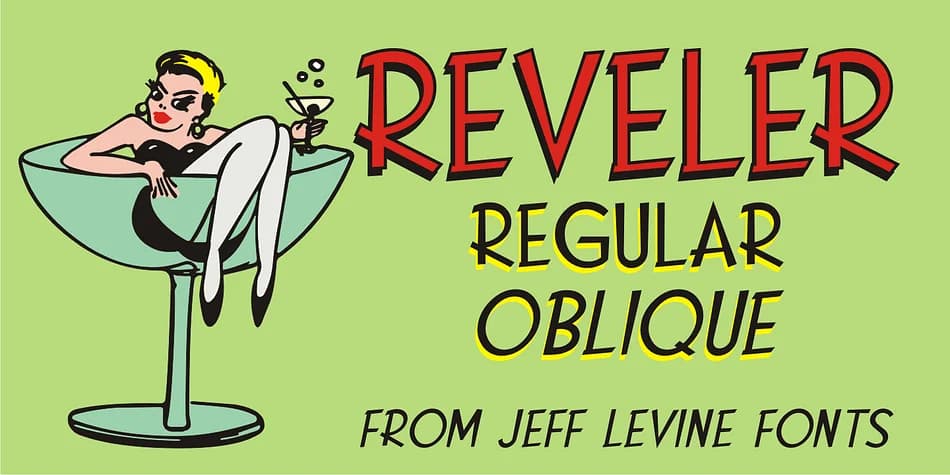 REVELER JNL by Jeff Levine Fonts — Decorative Font