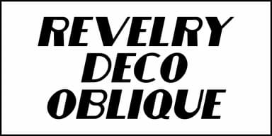REVELRY DECO JNL by Jeff Levine Fonts — Decorative Font — thumbnail 4