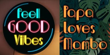 Rhumba by Stiggy & Sands — Decorative Font — thumbnail 2